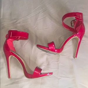 Forever 21 Red Sandal Heels